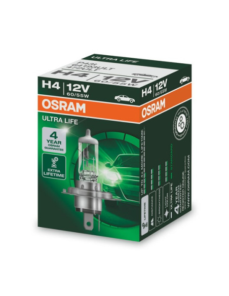 ŻARÓWKA SAMOCHODOWA 64193ULT 60/55W 12V P43T H4 ULTRA LIFE ŻAR. SAM. 
