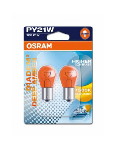 ŻARÓWKA SAMOCHODOWA 7507DPA-02/2BL 21W 12V BAU15S 
