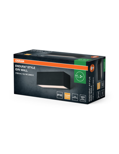 KINKIET ZEWNĘTRZNY Endura Style IP65 IDRI WALL Dark Gray 