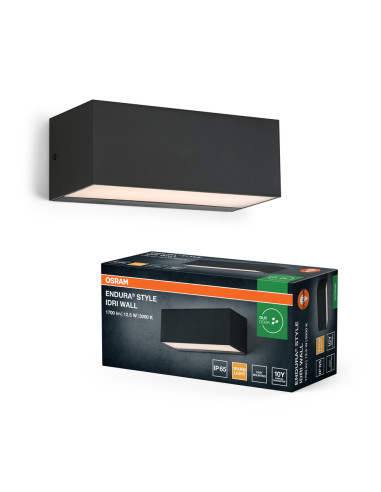 KINKIET ZEWNĘTRZNY Endura Style IP65 IDRI WALL Dark Gray 