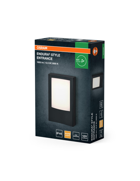 KINKIET ZEWNĘTRZNY Endura Style Entrance WALL Dark Gray 