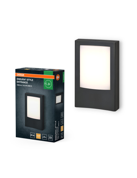KINKIET ZEWNĘTRZNY Endura Style Entrance WALL Dark Gray 