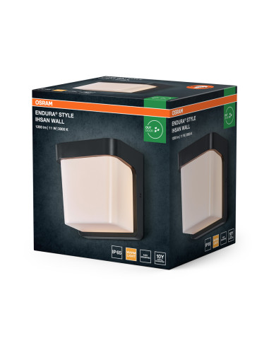 KINKIET ZEWNĘTRZNY Endura Style IP65 IHSAN WALL Dark Gray 