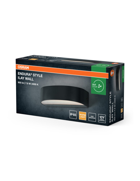 KINKIET ZEWNĘTRZNY Endura Style IP65 ILAY WALL Dark Gray 