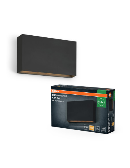 KINKIET ZEWNĘTRZNY Endura Style IP65 ILJA WALL Dark Gray 