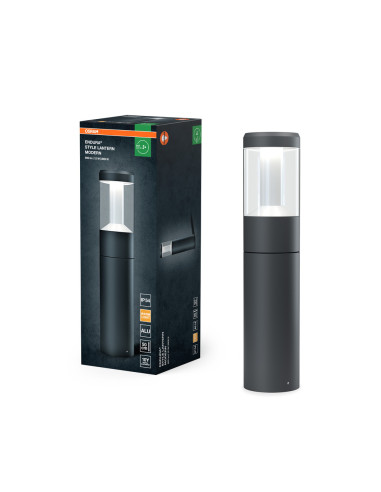 SŁUPEK OGRODOWY ENDURA STYLE LANTERN MODERN 50CM 12W DARK GRAY 
