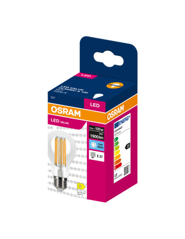 ŻARÓWKA LED VALUE RF CLA120 13W 4000K neutralna biała 1900LM FIL E27 
