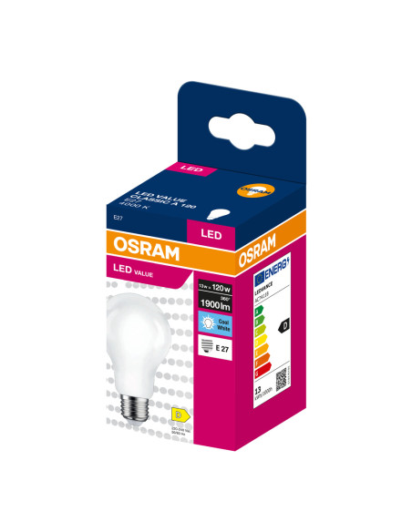 ŻARÓWKA LED VALUE RF CLA120 13W 4000K neutralna biała 1900LM FIL FR E27 

