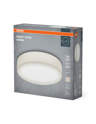 PLAFON LED ORBIS PARIS 400 2XE27 BG 