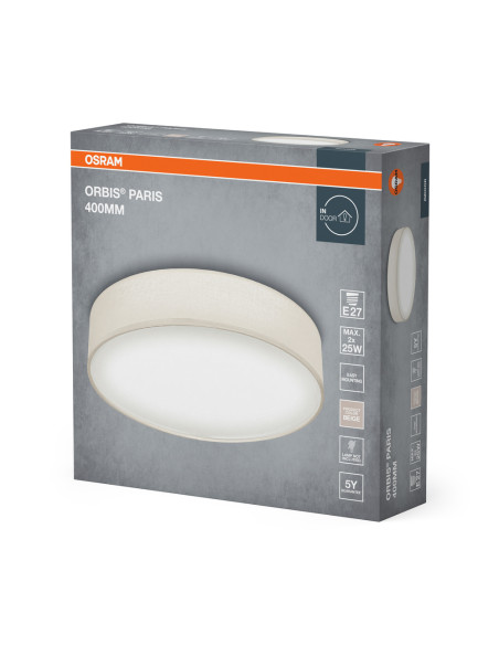 PLAFON LED ORBIS PARIS 400 2XE27 BG 
