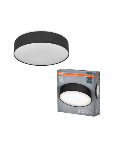 PLAFON LED ORBIS PARIS 400 2XE27 BK  