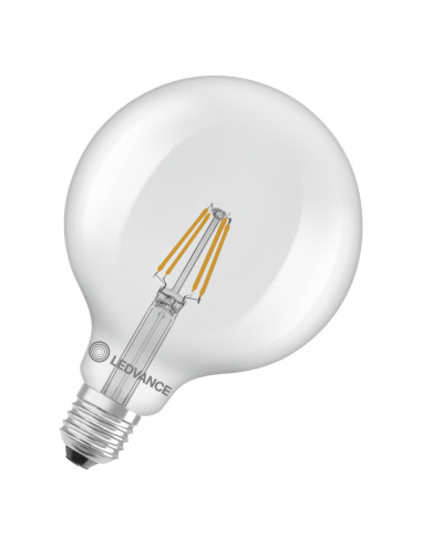 ŻARÓWKA LED P GLOBE125 40 3,4W 2700K ciepła biała E27 FIL CL 470LM 