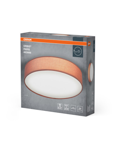 PLAFON LED ORBIS PARIS 480 3XE27 BROWN 