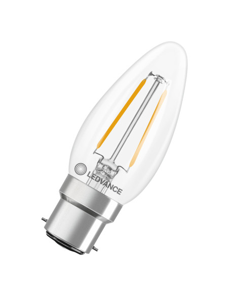 ŻARÓWKA LED P CLB25 1,8W 2700K ciepła biała B22D FIL CL 250LM 