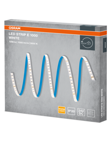 TAŚMA LS E-500/830/5 3000K ciepła biała 25W 24V 2500LM LED STRIP ECO IP20 PASEK LED