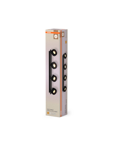 OPRAWA SUFITOWA LED DECOR SPOT VENUS 695 4X5.2W 3000K ciepła biała BK 