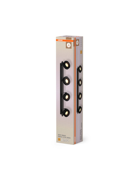 OPRAWA SUFITOWA LED DECOR SPOT VENUS 695 4X5.2W 3000K ciepła biała BK 