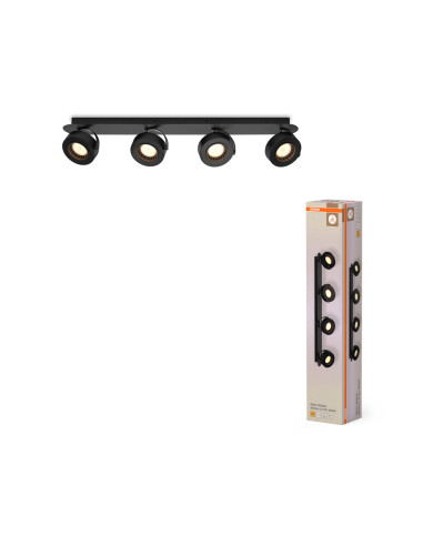 OPRAWA SUFITOWA LED DECOR SPOT VENUS 695 4X5.2W 3000K ciepła biała BK 