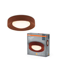 PLAFON LED ORBIS CONCRETE 400MM 18W 3000K ciepła biała CLICK DIM BROWN 
