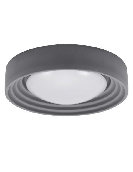 PLAFON LED ORBIS CONCRETE 400MM 18W 3000K ciepła biała CLICK DIM GRAY 