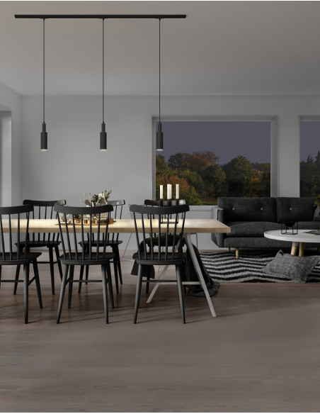 OPRAWA SZYNOWA TRACKLIGHT PENDANT CYLINDER BK GU10 