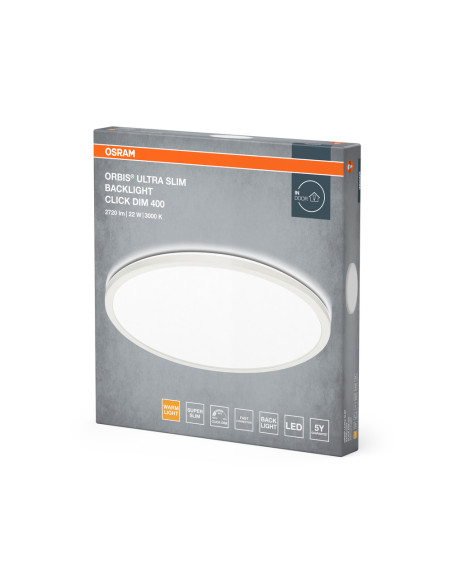 PLAFON LED ORBIS ULTRA SLIM 400 22W 3000K ciepła biała CLICK DIM WT 