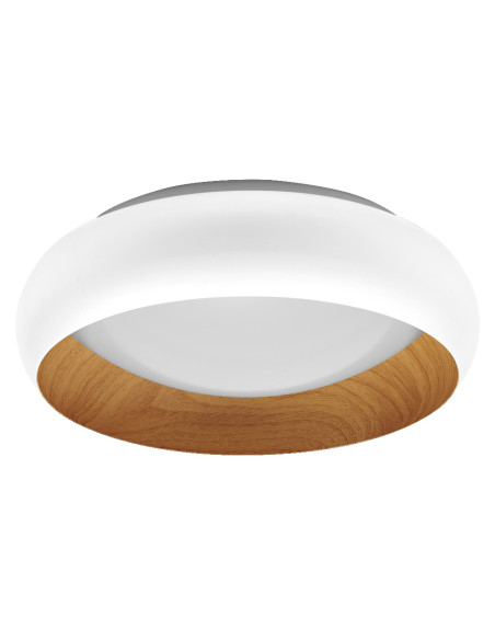 PLAFON LED ORBIS LIVIA 300MM 16W 3000K ciepła biała CLICK DIM WHITE AND WOOD DECOR 