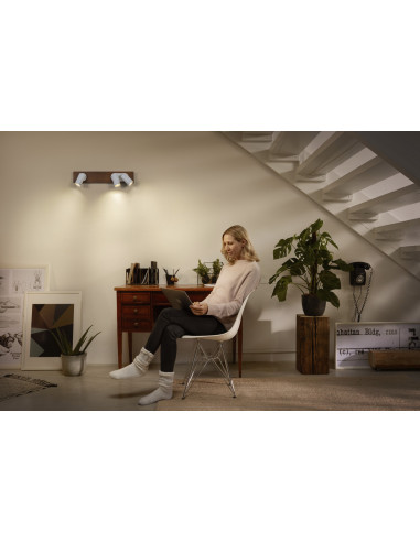 OPRAWA SUFITOWA LED DECOR SPOT MERCURY DIM 3X3.4W 2700K ciepła biała GU10 WT  