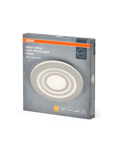 PLAFON LED ORBIS SPIRAL LOOP CL 505 42W 3000K ciepła biała WT 
