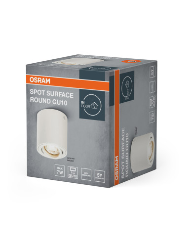 OPRAWA NATYNKOWA Z OPRAWKĄ GU10 SPOT SURFACE ROUND WT 