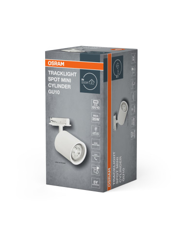 OPRAWA SZYNOWA TRACKLIGHT SPOT MINI CYLINDER WT GU10 