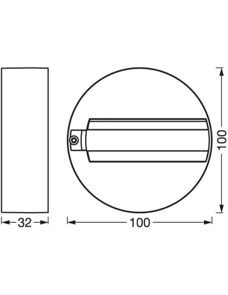 PODSTAWA DO OPRAWY  TRACKLIGHT ROUND BASE WT 