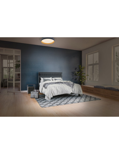 PLAFON LED ORBIS LIVIA 300MM 16W 3000K ciepła biała CLICK DIM GRAY AND WOOD DECOR 