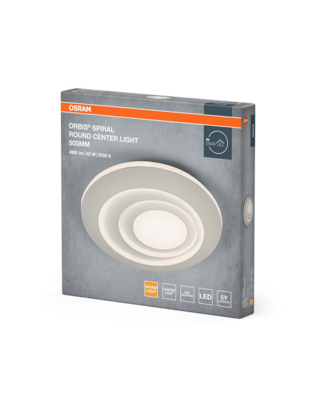 PLAFON LED ORBIS SPIRAL RD CL 505 42W 3000K ciepła biała WT 