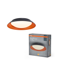 PLAFON LED ORBIS PLATE 480MM 45W 3000K ciepła biała CLICK DIM BLACK AND ORANGE 