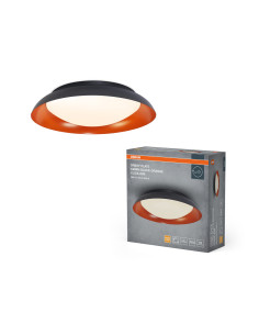 PLAFON LED ORBIS PLATE 430MM 35W 3000K ciepła biała CLICK DIM BLACK AND ORANGE 
