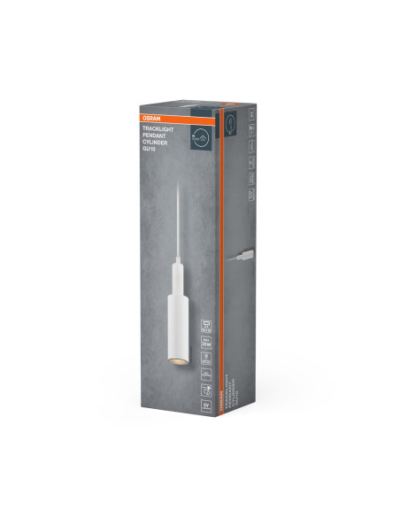 OPRAWA SZYNOWA TRACKLIGHT PENDANT CYLINDER WT GU10 