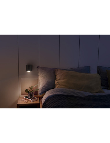 KINKIET LED SPOT OCTAGON DIM 1X3.4W 2700K ciepła biała GU10 BK 