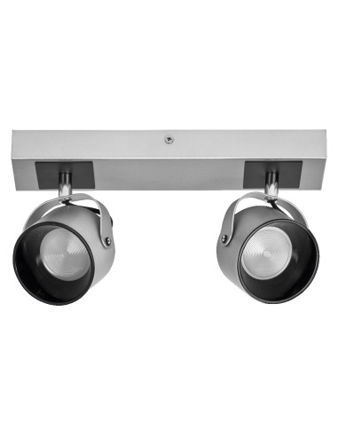 OPRAWA LED DECOR SPOT JUPITER 300MM 11.5W 3000K ciepła biała SILVER 2 SPOT 