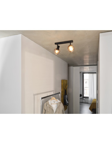 LAMPA NATYNKOWA DECOR SPOT FIREFLY DIM 2X2.8W 827 E14 BK 