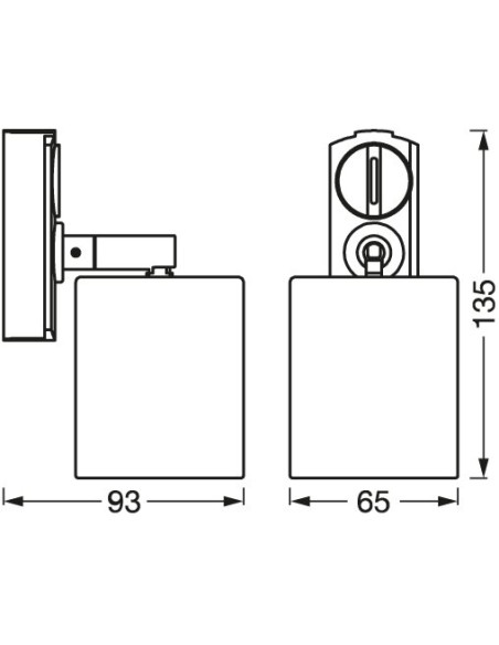 OPRAWA SZYNOWA TRACKLIGHT SPOT MINI CYLINDER BK GU10 