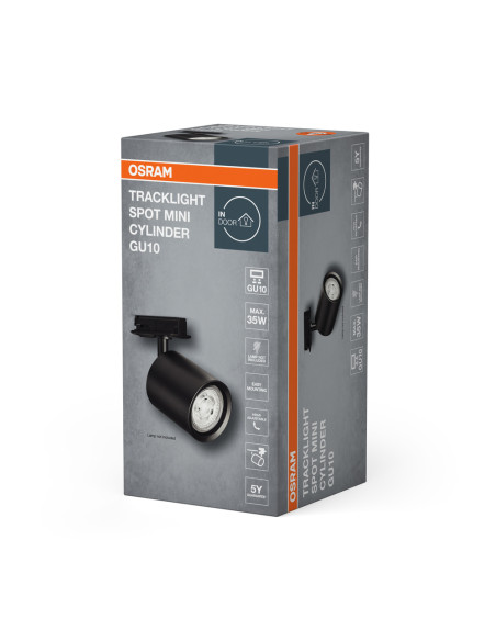 OPRAWA SZYNOWA TRACKLIGHT SPOT MINI CYLINDER BK GU10 