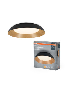 PLAFON LED ORBIS ALVA 505MM 36W 3000K ciepła biała CLICK DIM BLACK AND WOOD DECOR 