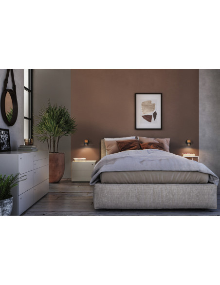 KINKIET LED DECOR SPOT CORK DIM 1X3.4W 2700K ciepła biała GU10 BK 