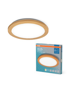 PLAFON ŁAZIENKOWY LED ORBIS DISC 30CM 22W CLICK CCT IP44 WOOD DECOR 