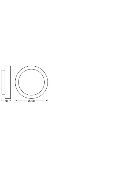 PLAFON LED ORBIS MADRID 290 2XE27 NK 