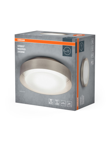 PLAFON LED ORBIS MADRID 290 2XE27 NK 