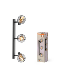 LAMPA NATYNKOWA DECOR SPOT FIREFLY DIM 3X2.8W 827 E14 BK 