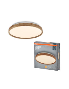 PLAFON LED ORBIS ALISON 395MM 24W 3000K ciepła biała CLICK DIM WOOD DECOR 