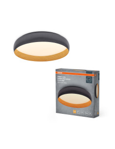 PLAFON LED ORBIS LIVIA 520MM 36W 3000K ciepła biała CLICK DIM GRAY AND WOOD DECOR 